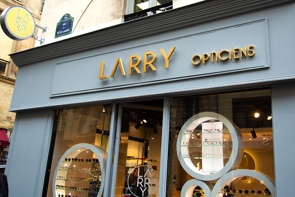 lettres découpées façade Montpellier